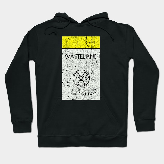 Wasteland Property Card Hoodie by huckblade